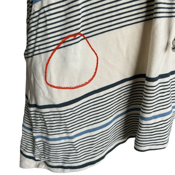 Chaser Strappy Drape-Back Striped Mini Dress - Picture 11 of 12